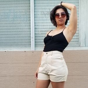 🍊🌞VINTAGE HIGH-WAISTED DENIM SHORTS🌞🍊